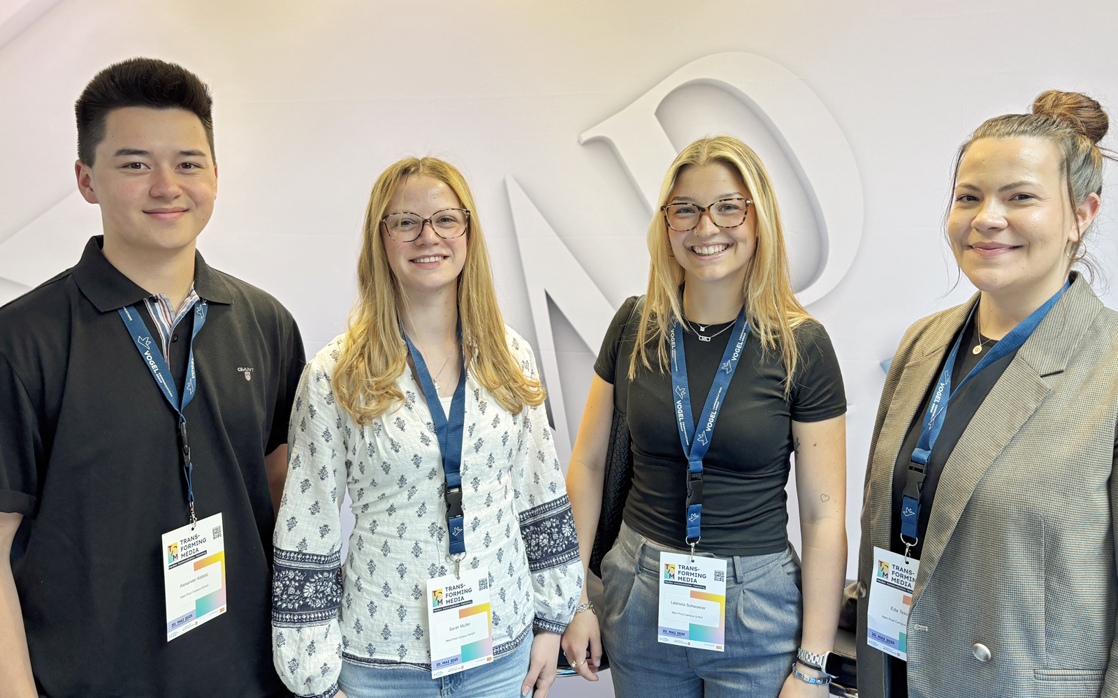 Main-Post Azubis auf dem Transform Media Day.