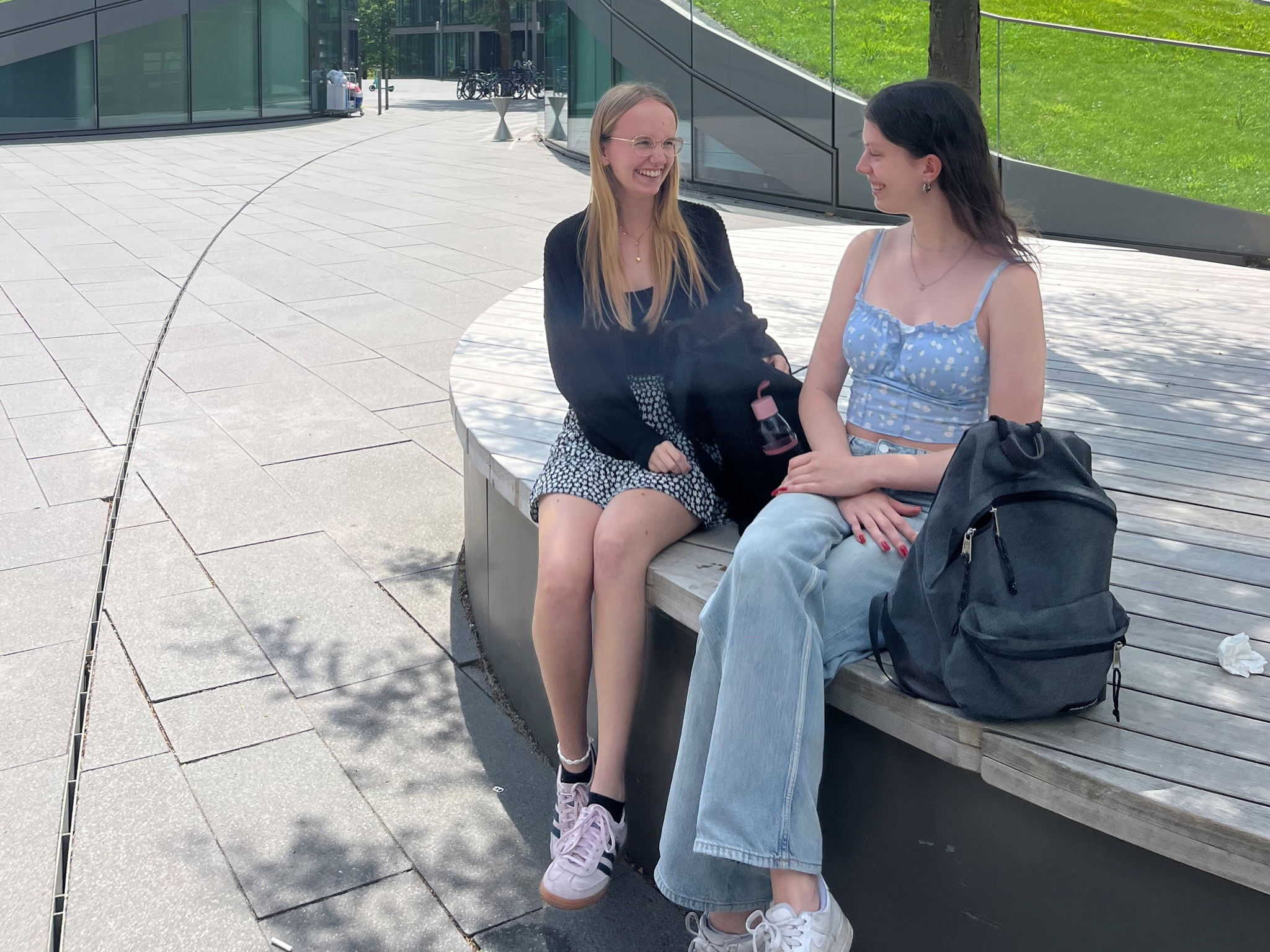 Johanna und Paula, DH Studentinnen