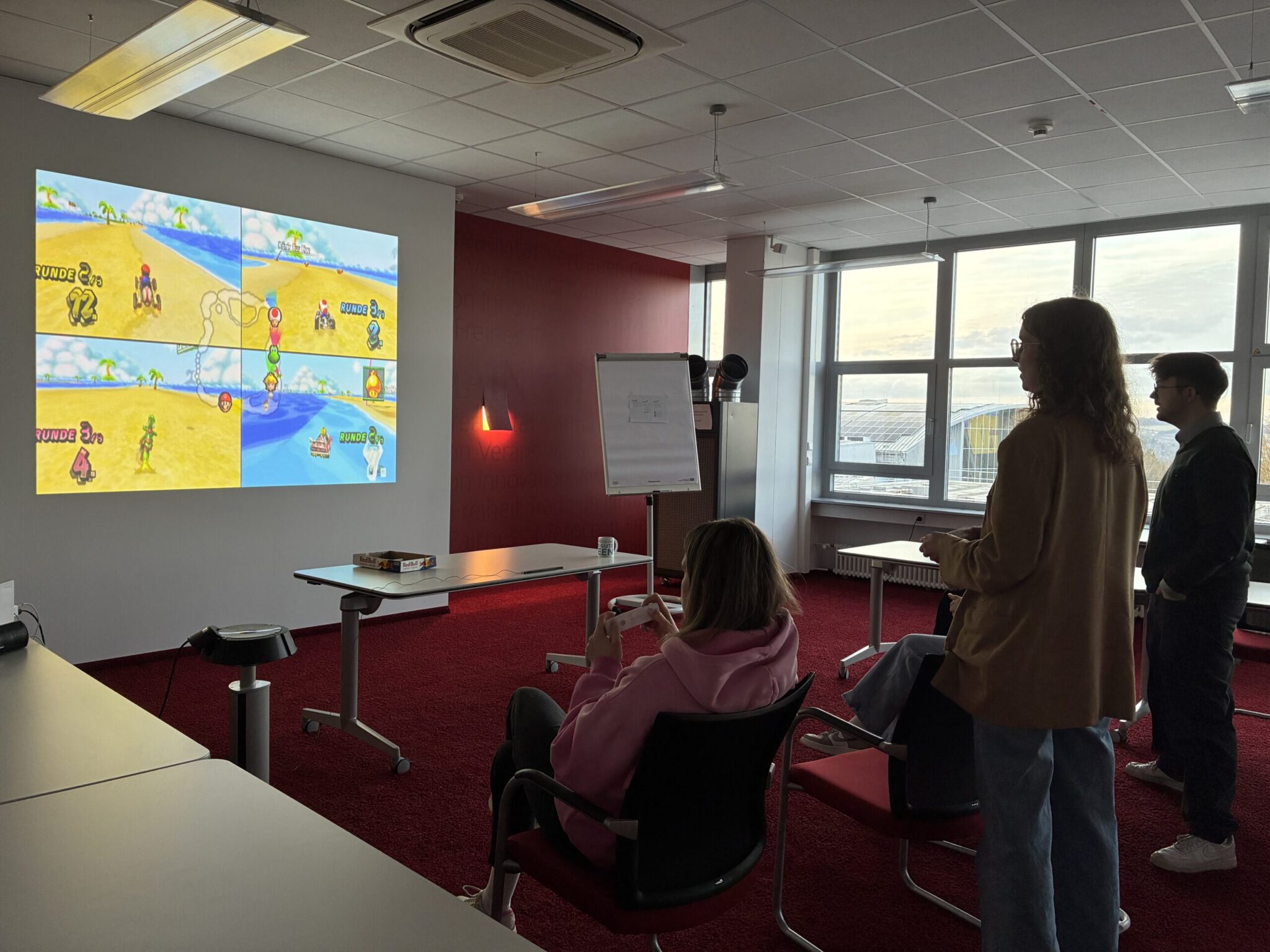 Trainees der Main-Post beim Teambuilding